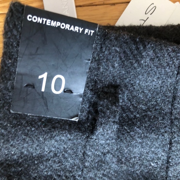 BRAND NEW Women's Amanda + Chelsea Windowpane Patterned Pencil Skirt - Picture 4 of 7